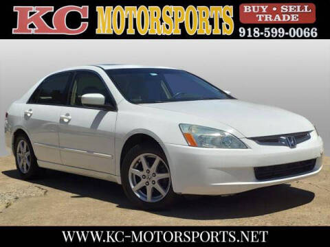 2004 Honda Accord for sale at KC MOTORSPORTS in Tulsa OK