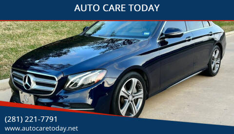 2017 Mercedes-Benz E-Class for sale at AUTO CARE TODAY in Spring TX