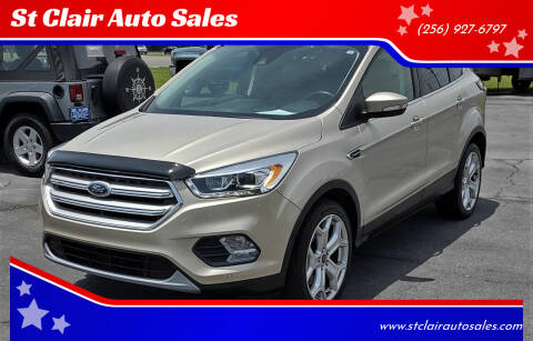 2018 Ford Escape for sale at St Clair Auto Sales in Centre AL