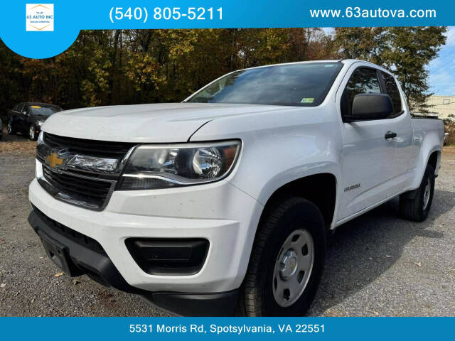 2018 Chevrolet Colorado for sale at 63 Auto Inc in Spotsylvania, VA