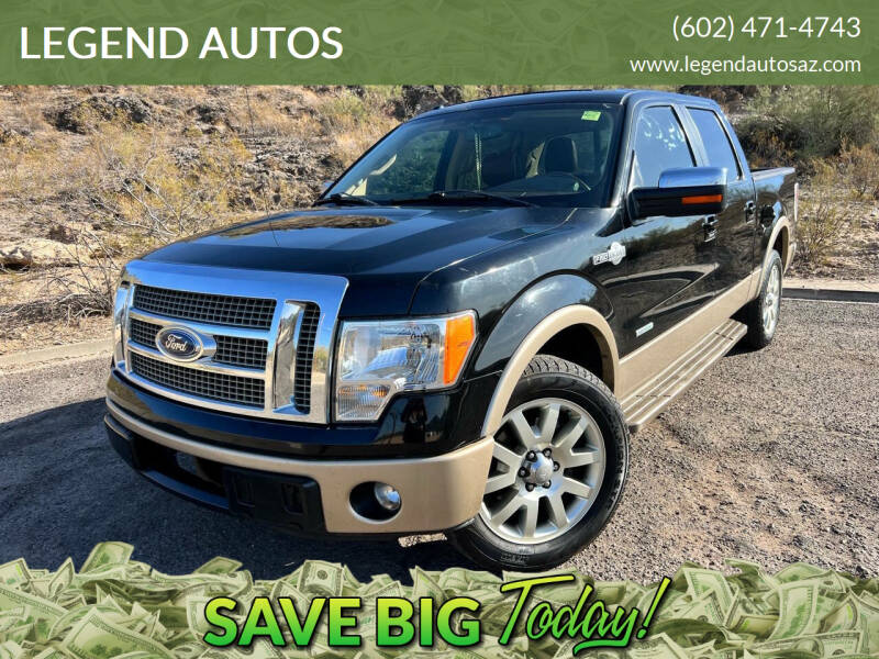 2011 Ford F-150 for sale at LEGEND AUTOS in Phoenix AZ