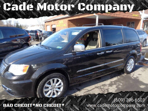 2015 Chrysler Town and Country for sale at Cade Motor Company in Lawrence Township NJ