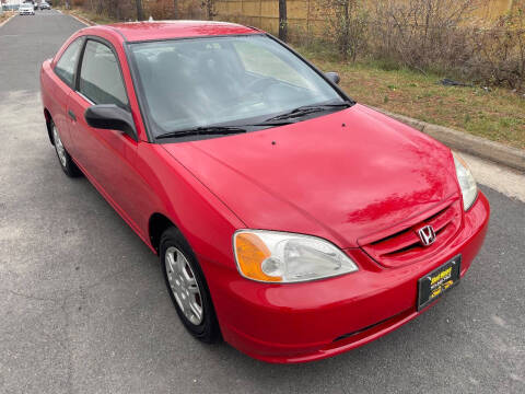 2002 Honda Civic for sale at Shell Motors in Chantilly VA