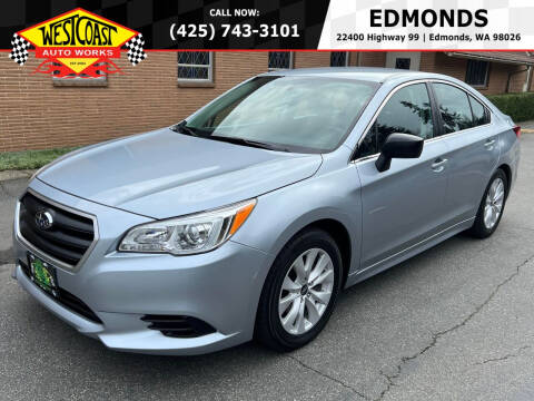 2017 Subaru Legacy for sale at West Coast AutoWorks -Edmonds in Edmonds WA