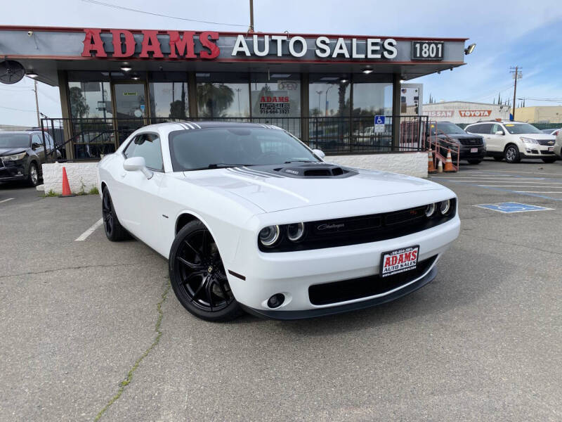 2016 Dodge Challenger for sale at Adams Auto Sales CA in Sacramento CA