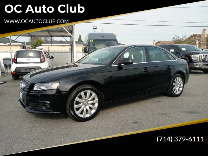 2012 Audi A4 for sale at OC Auto Club in Midway City CA