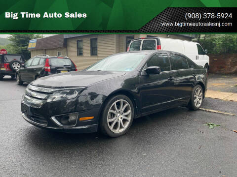 2011 Ford Fusion for sale at Big Time Auto Sales in Vauxhall NJ