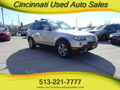 2007 BMW X3 for sale at Cincinnati Used Auto Sales in Cincinnati OH