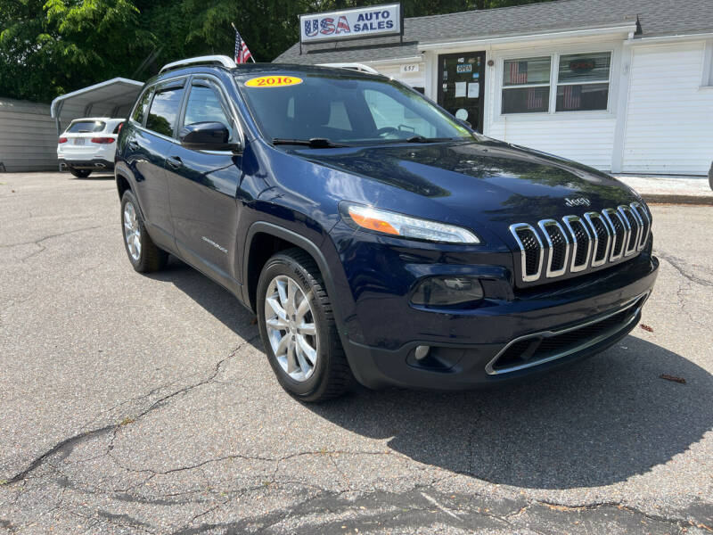 2016 Jeep Cherokee for sale at USA Auto Sales in Leominster MA