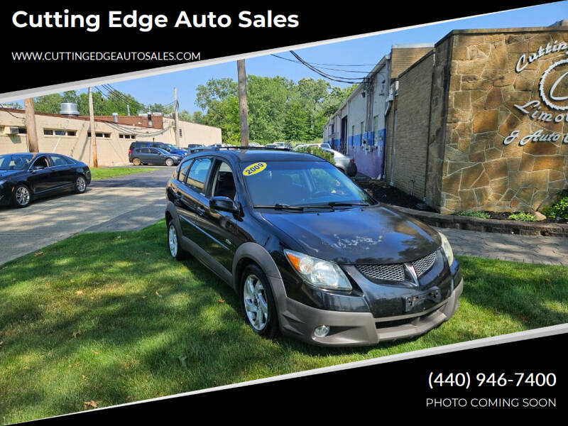 2003 Pontiac Vibe for sale at Cutting Edge Auto Sales in Willoughby OH