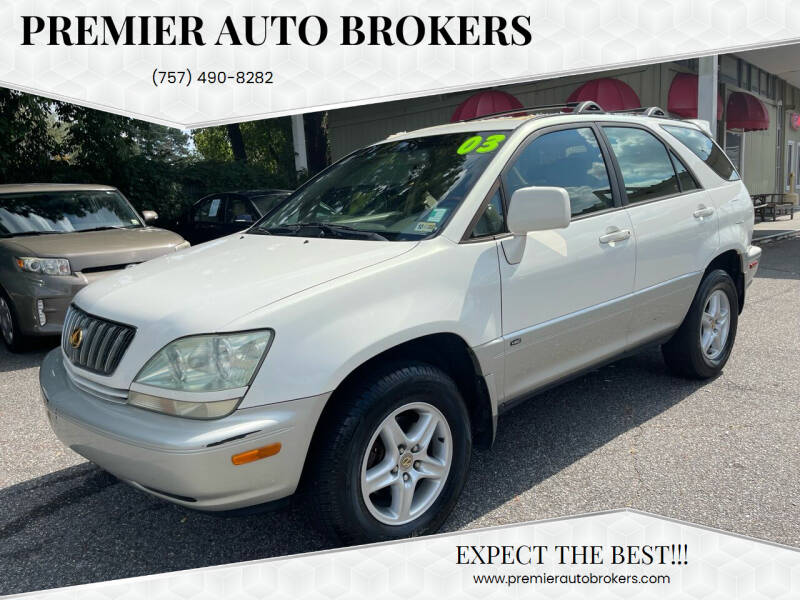 2003 Lexus RX 300 for sale at Premier Auto Brokers in Virginia Beach VA