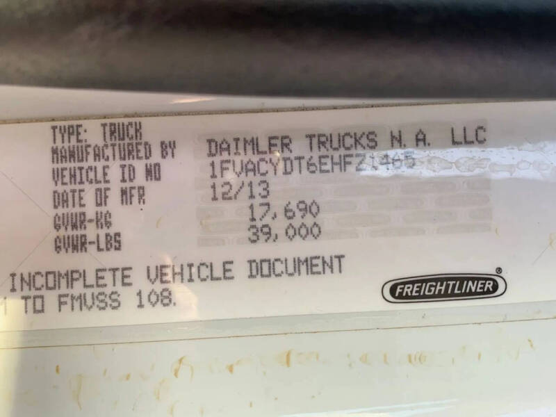 2014 Freightliner M2 106