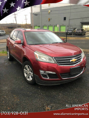 2014 Chevrolet Traverse for sale at All American Imports in Alexandria VA