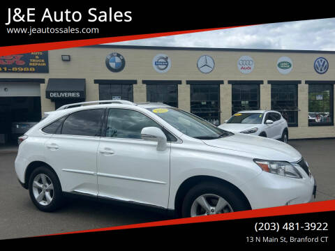 2012 Lexus RX 350 for sale at J&E Auto Sales in Branford CT