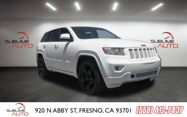 2013 Jeep Grand Cherokee for sale at SUBLIME AUTO in Fresno, CA