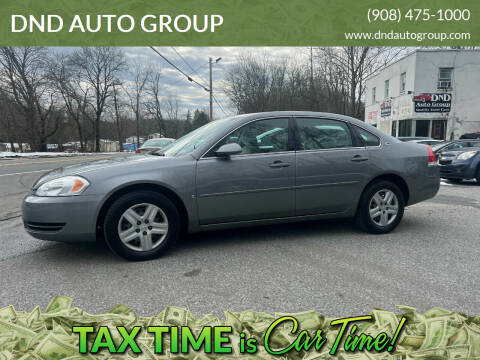 2006 Chevrolet Impala for sale at DND AUTO GROUP in Belvidere NJ