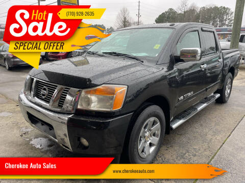 2014 Nissan Titan for sale at Cherokee Auto Sales in Acworth GA