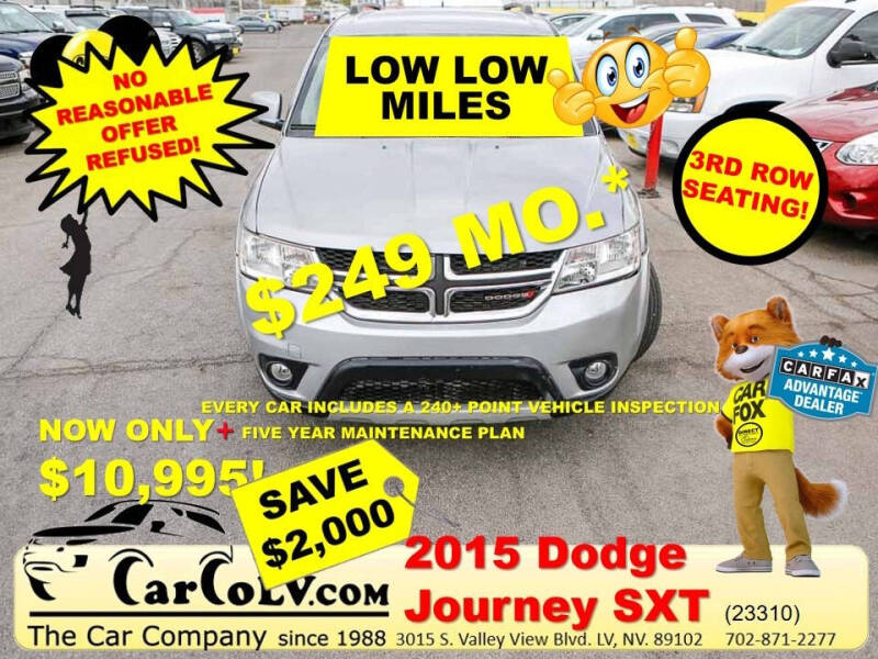 2015 Dodge Journey for sale at The Car Company - 249 monthly payments in Las Vegas NV