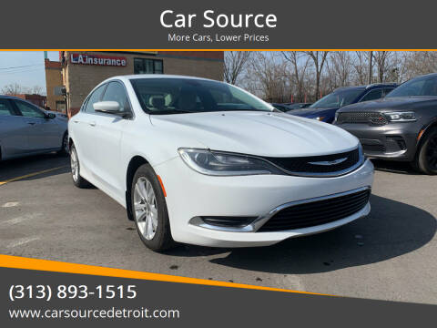 2017 Chrysler 200 for sale at Car Source in Detroit MI