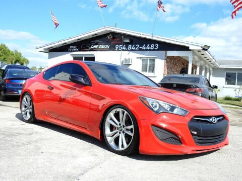 2013 Hyundai Genesis Coupe for sale at One Vision Auto in Hollywood FL