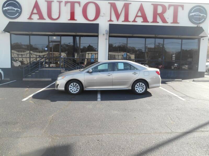 2013 Toyota Camry for sale at AUTO MART in Montgomery AL