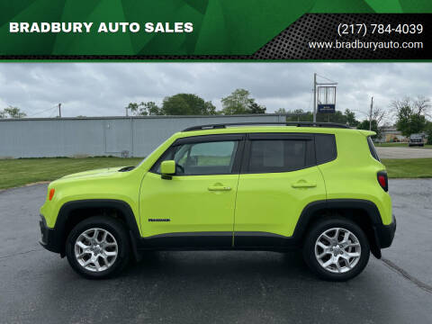 2018 Jeep Renegade for sale at BRADBURY AUTO SALES in Gibson City IL