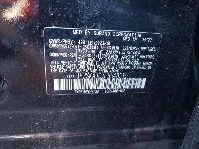 2020 Subaru Forester Premium