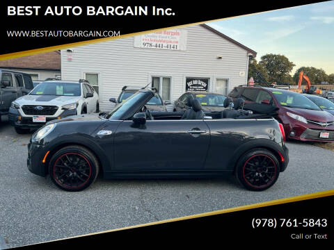 2017 MINI Convertible for sale at BEST AUTO BARGAIN inc. in Lowell MA