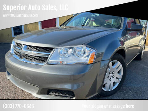 2012 Dodge Avenger for sale at Superior Auto Sales, LLC in Wheat Ridge CO