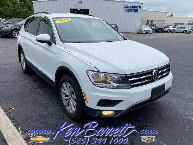 2018 Volkswagen Tiguan for sale at KEN BARRETT CHEVROLET CADILLAC in Batavia NY