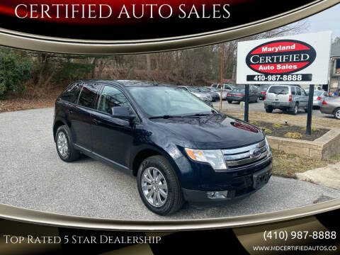 2008 Ford Edge for sale at CERTIFIED AUTO SALES in Gambrills MD