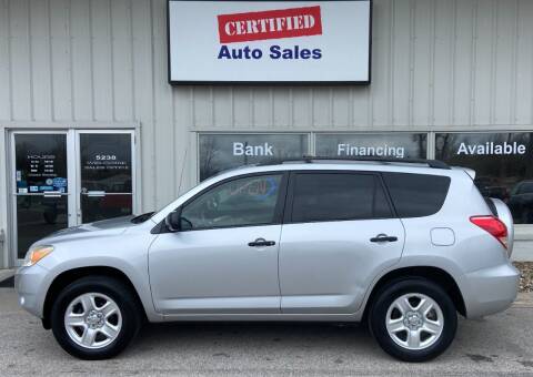 2008 Toyota RAV4 for sale at Certified Auto Sales in Des Moines IA