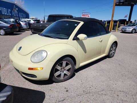 2006 Volkswagen New Beetle Convertible for sale at PYRAMID MOTORS - Pueblo Lot in Pueblo CO
