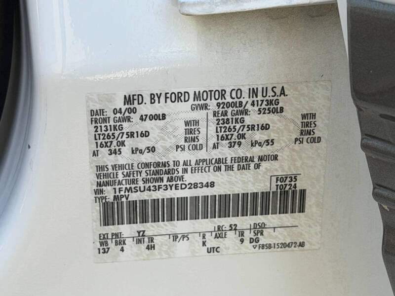 2000 Ford Excursion Limited