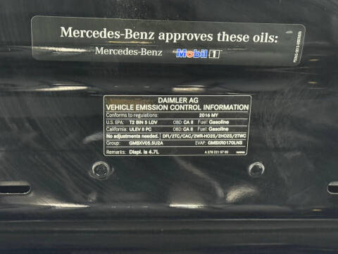 2016 Mercedes-Benz S-Class S 550