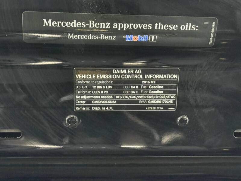 2016 Mercedes-Benz S-Class S 550