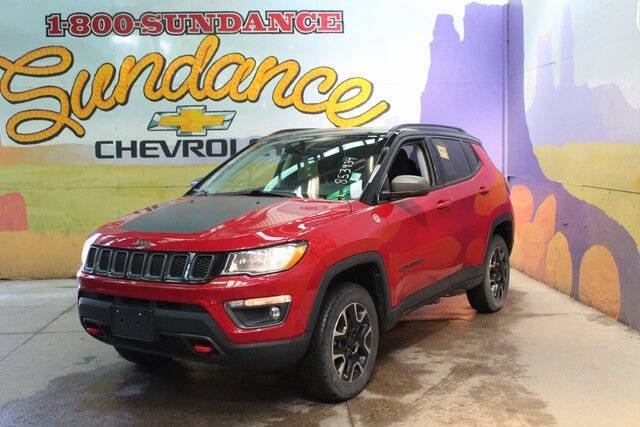 Used 2019 Jeep Compass Trailhawk with VIN 3C4NJDDB4KT853934 for sale in Grand Ledge, MI