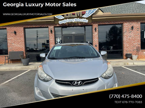 2013 Hyundai Elantra for sale at Georgia Luxury Motor Sales in Cumming GA