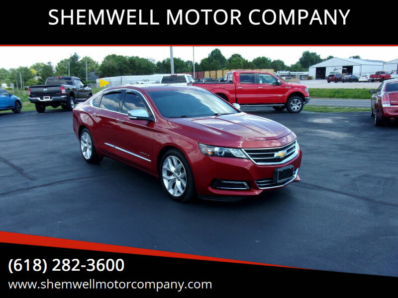 2015 Chevrolet Impala for sale at SHEMWELL MOTOR COMPANY in Red Bud IL