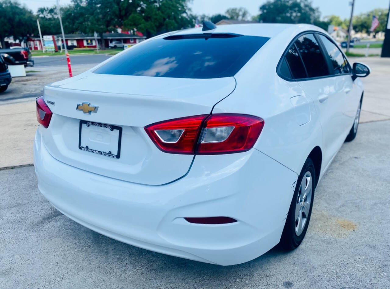 2018 Chevrolet Cruze for sale at Testarossa Motors in League City, TX