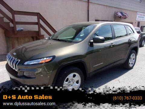 2014 Jeep Cherokee for sale at D+S Auto Sales in Slatington PA