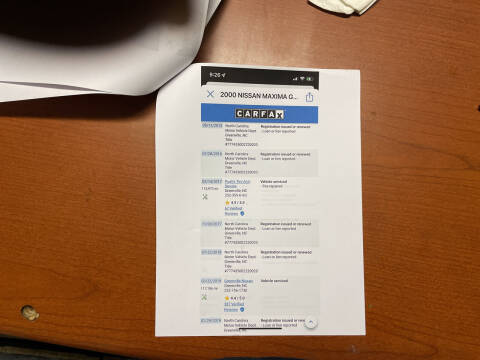 2000 Nissan Maxima GLE