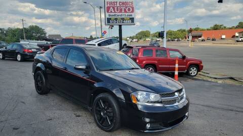 2011 Dodge Avenger for sale at FIRST CHOICE AUTO Inc in Middletown OH