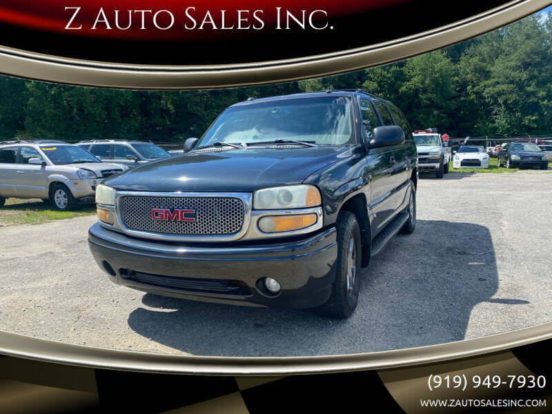 2003 GMC Yukon XL for sale at Z Auto Sales Inc. in Rocky Mount NC