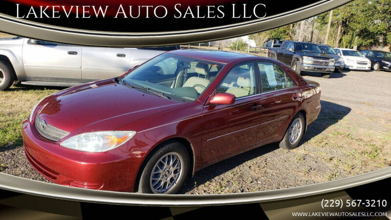2002 Toyota Camry for sale at Lakeview Auto Sales LLC in Sycamore GA