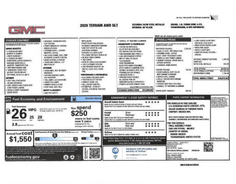 2020 GMC Terrain SLT