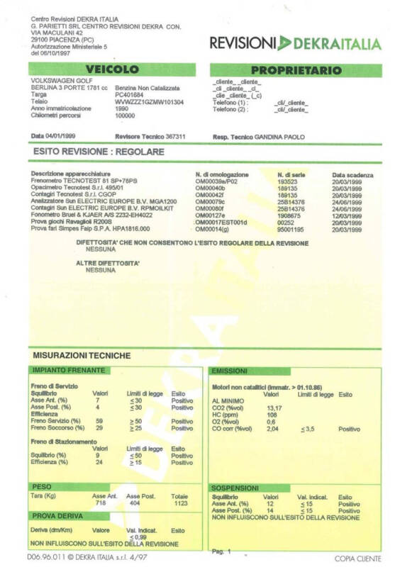 1991 Volkswagen Golf