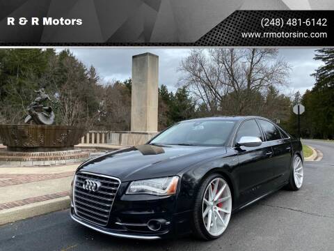 2013 Audi S8 for sale at R & R Motors in Waterford MI