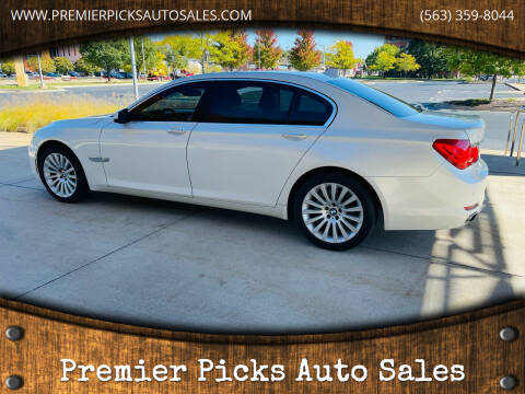 2012 BMW 7 Series for sale at Premier Picks Auto Sales in Bettendorf IA
