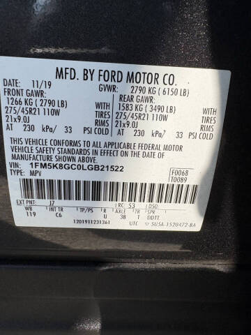 2020 Ford Explorer ST